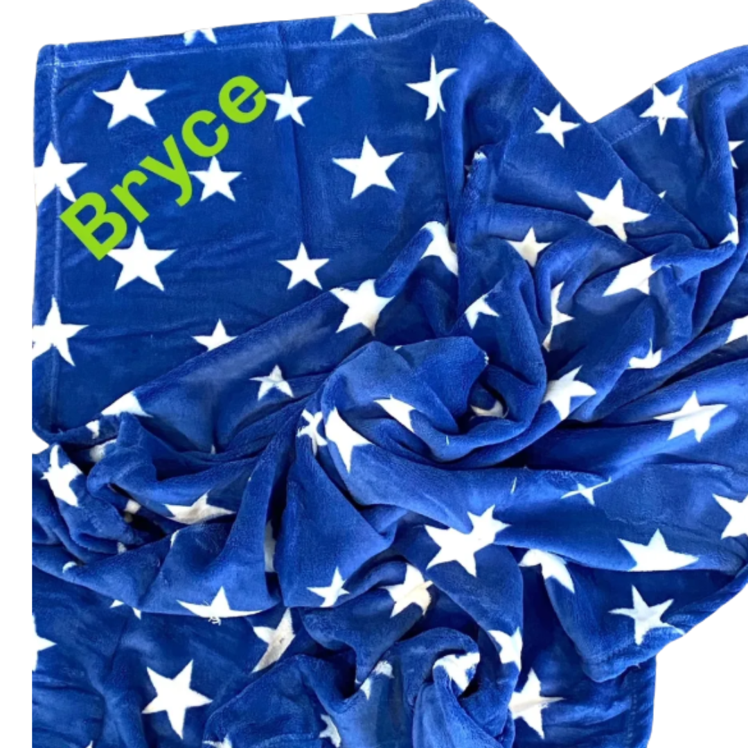 Blue Star Blanket - Personalised