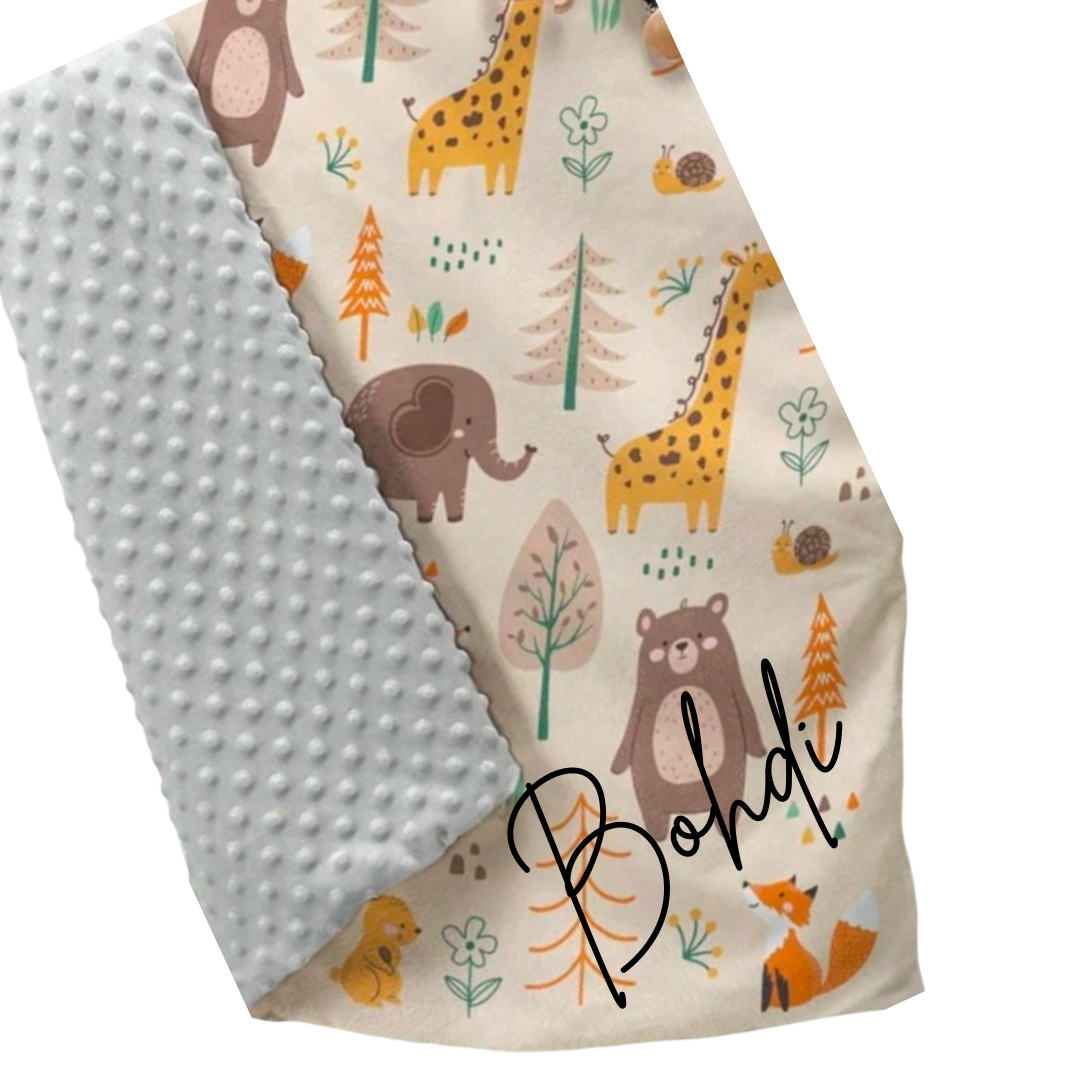 Soft Fleece Blanket - Animal Safari