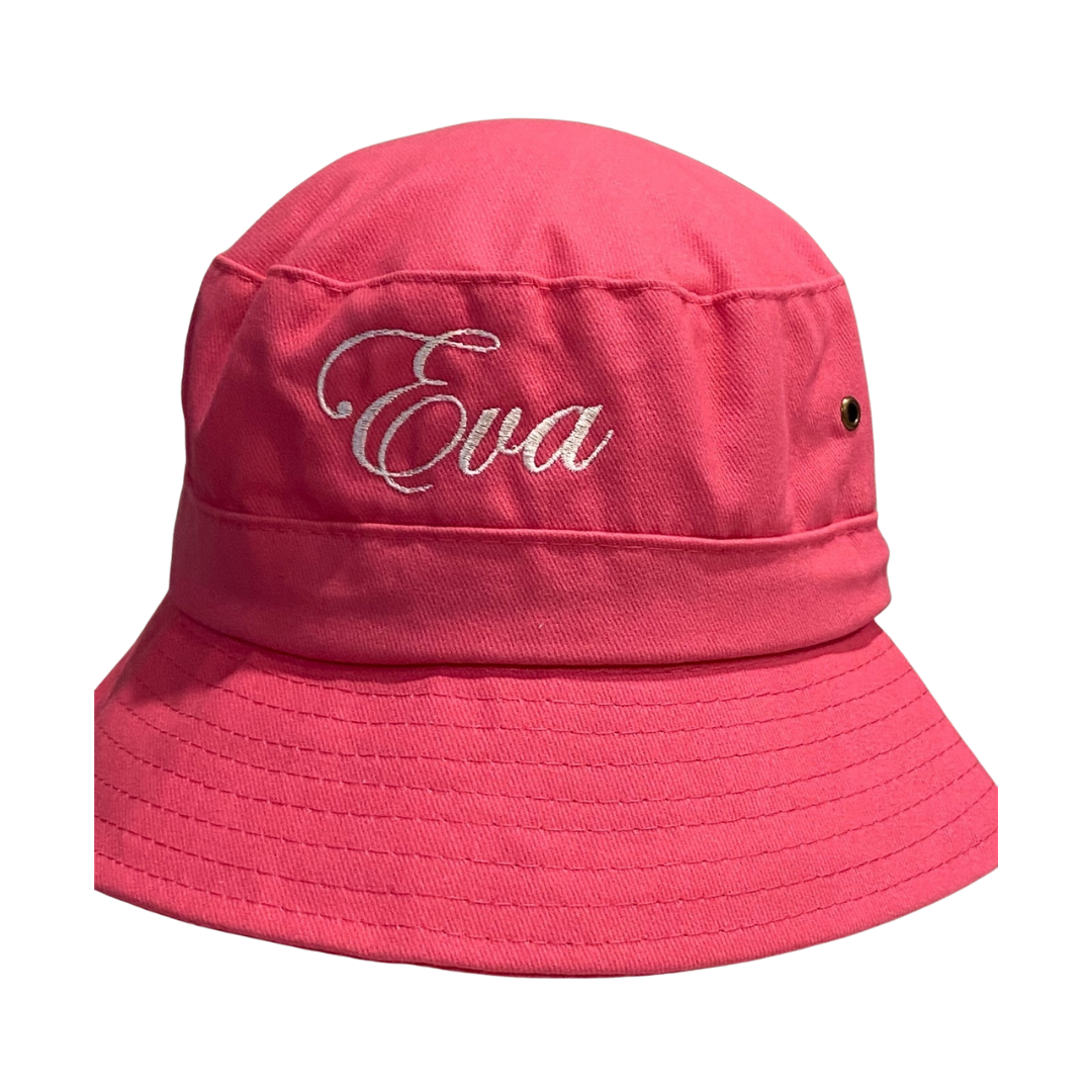 Bucket Hat - Embroidered- Name Only