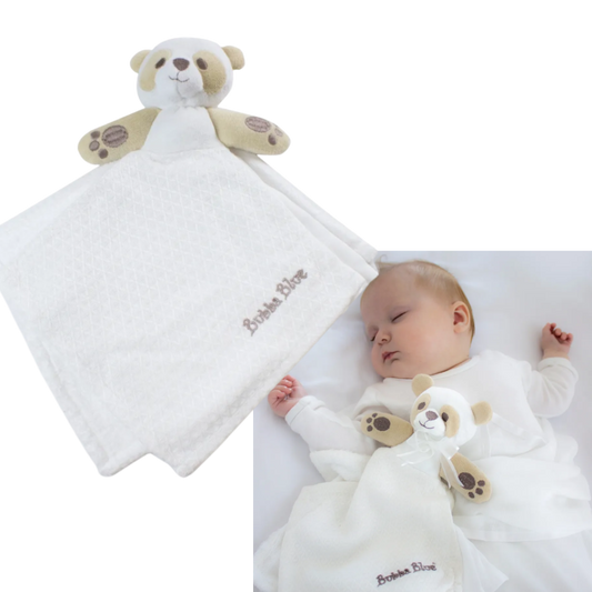 Bubba Blue Bamboo Bear Security Blanket
