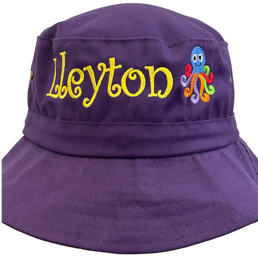 Bucket Hat - Name & Picture - Embroidered