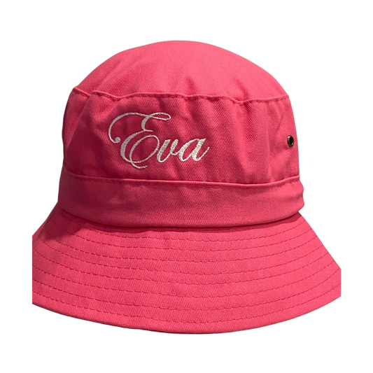 Bucket Hat - Embroidered- Name Only